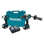 Makita XT252T 18V LXT Lithium-Ion Brushless Cordless Combo Kit, XPH07, XDT01, 2-Piece