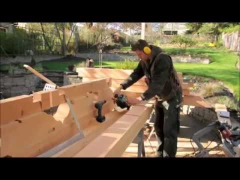 Woodworking, Japanese Garden Gate, Timber Framing - The 